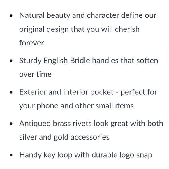 Portland Leather Gorgeous Iris Tote - Classic Medium - Picture 7 of 7